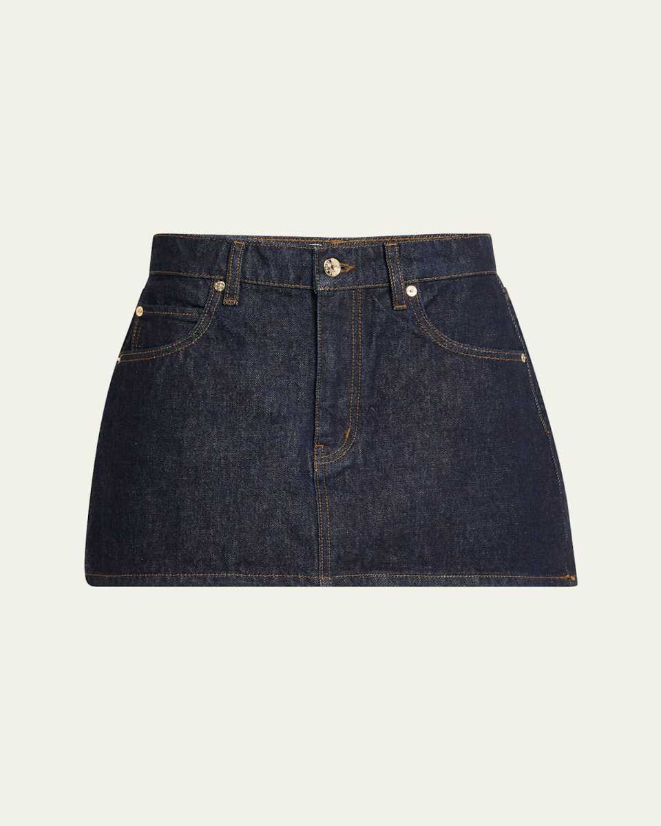 The Denim Mini Skirt